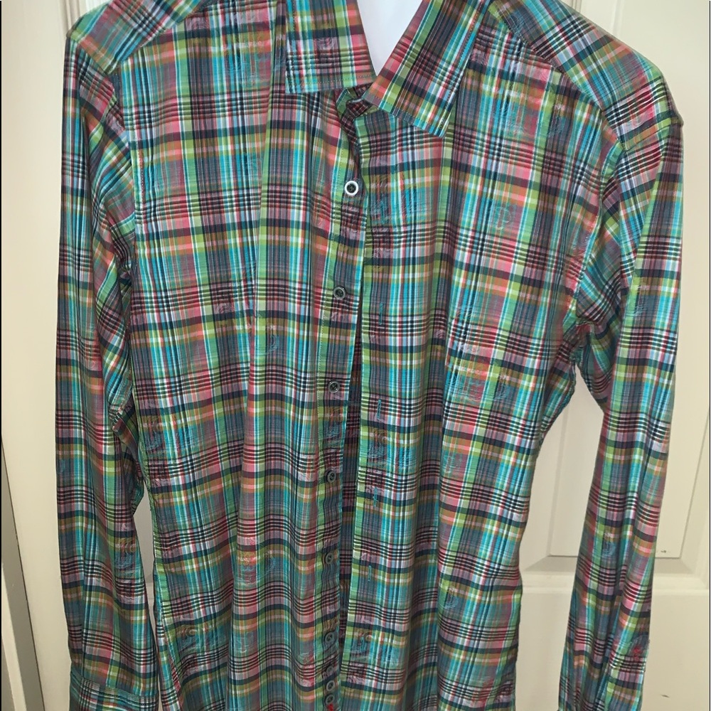 ROBERT GRAHAM MEN’s DESIGNER DRESS SHIRT